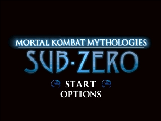 Mortal Kombat Mythologies - Sub-Zero (Europe) Title Screen